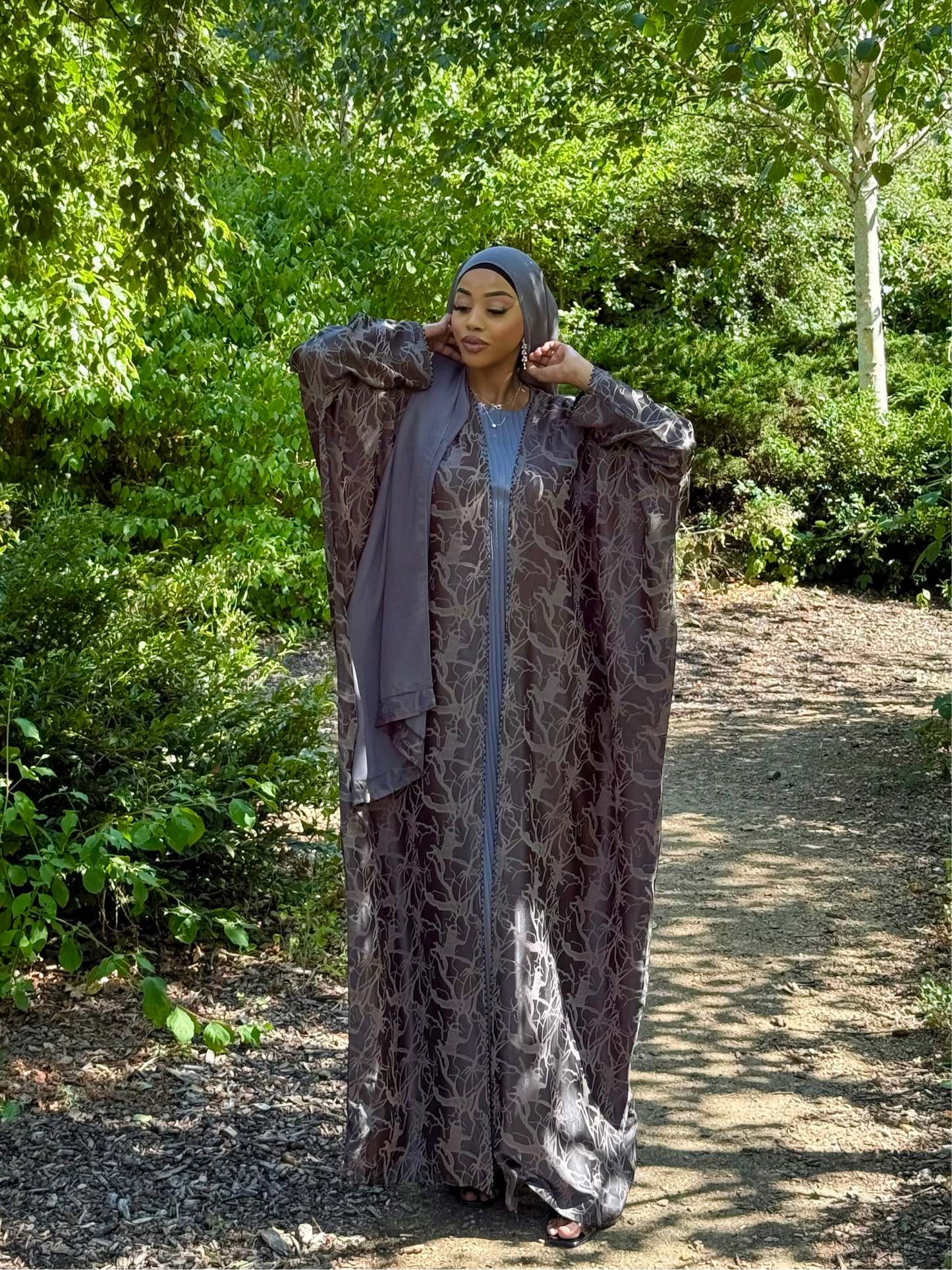 LANA Print abaya