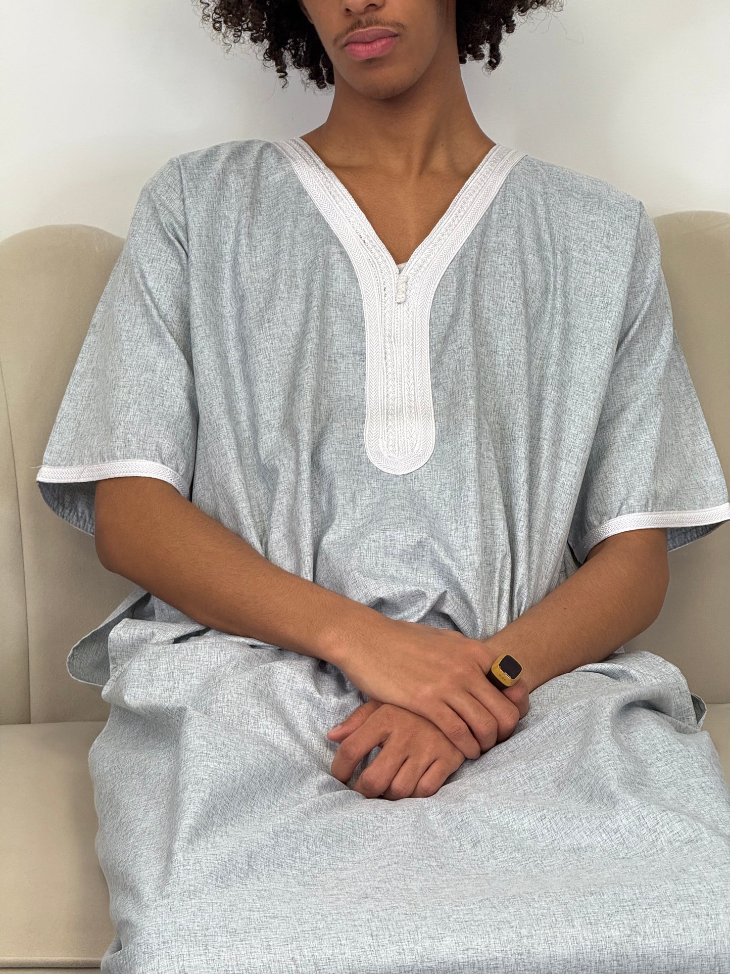 Grey Deluxe Djellaba