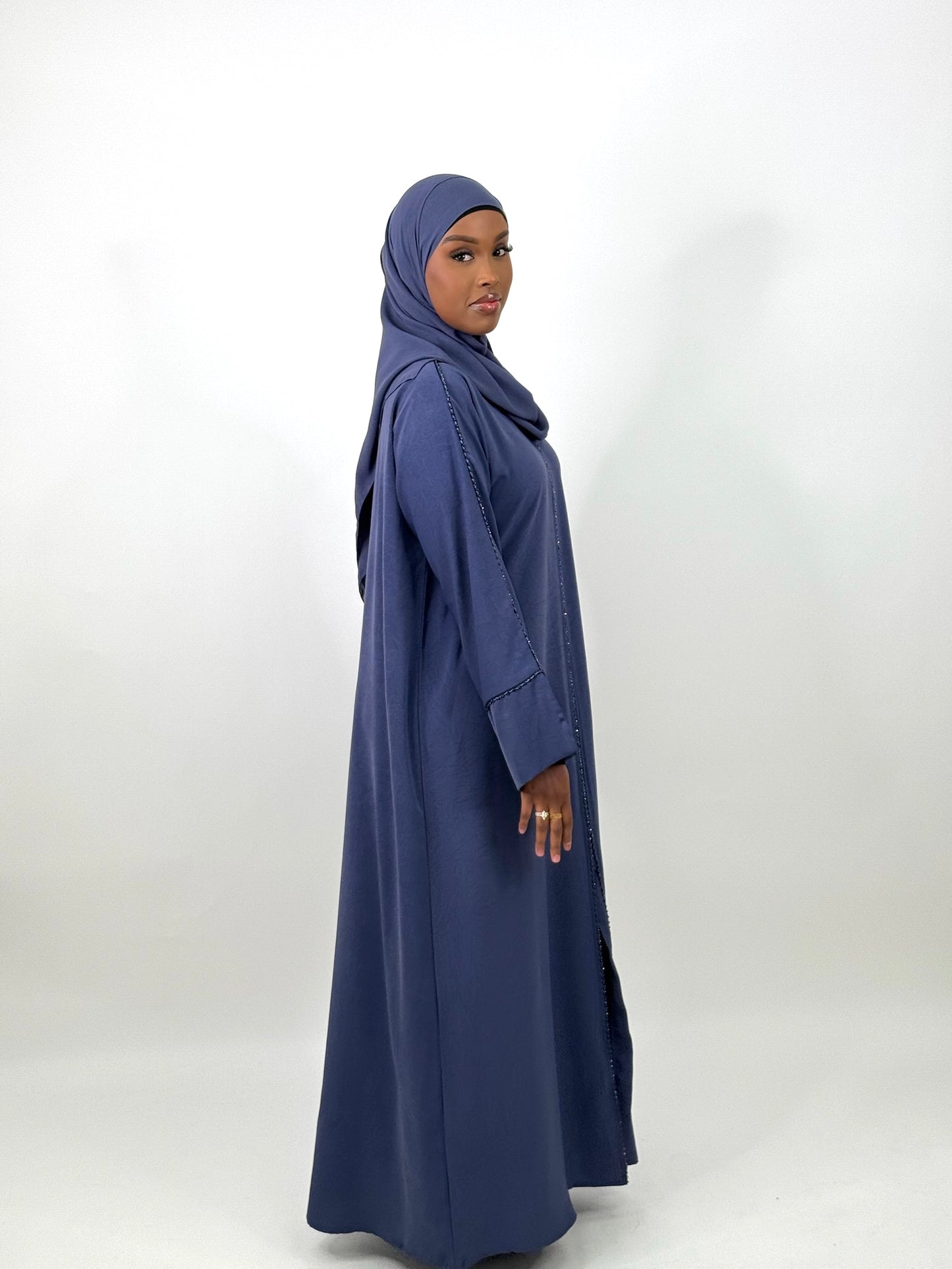 Blues summer abaya