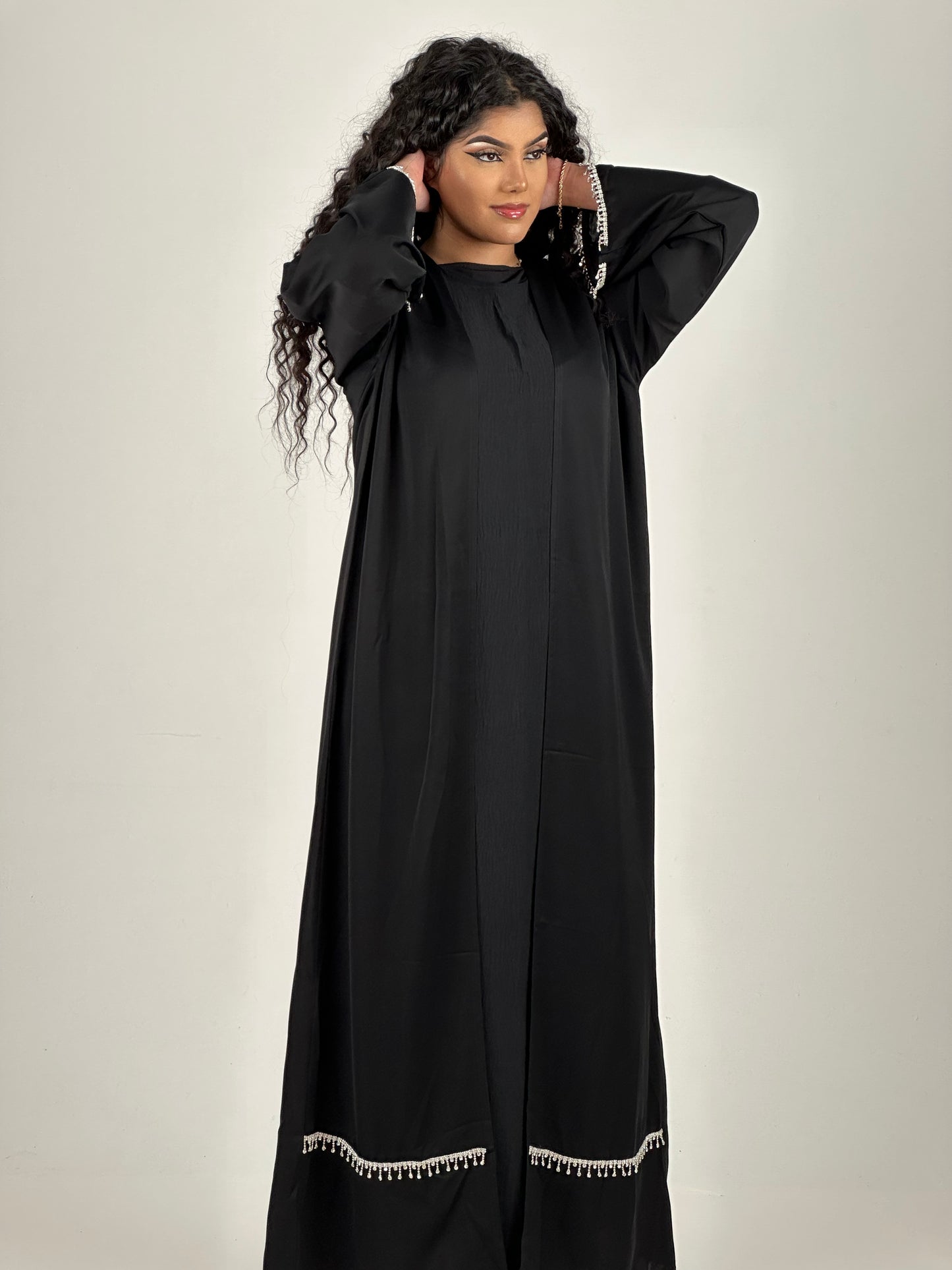 Moonlight Pearl abaya set