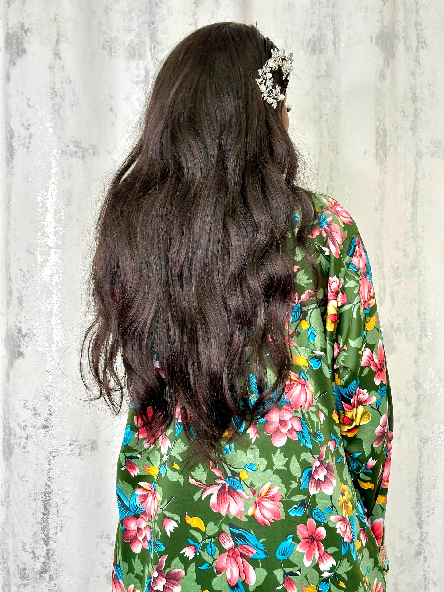 Moya Olive Floral mukhawar