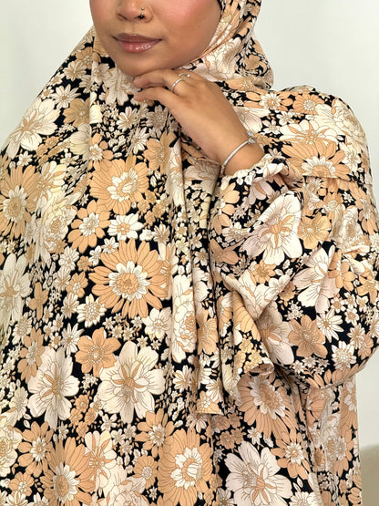 Desert print one piece prayer dress