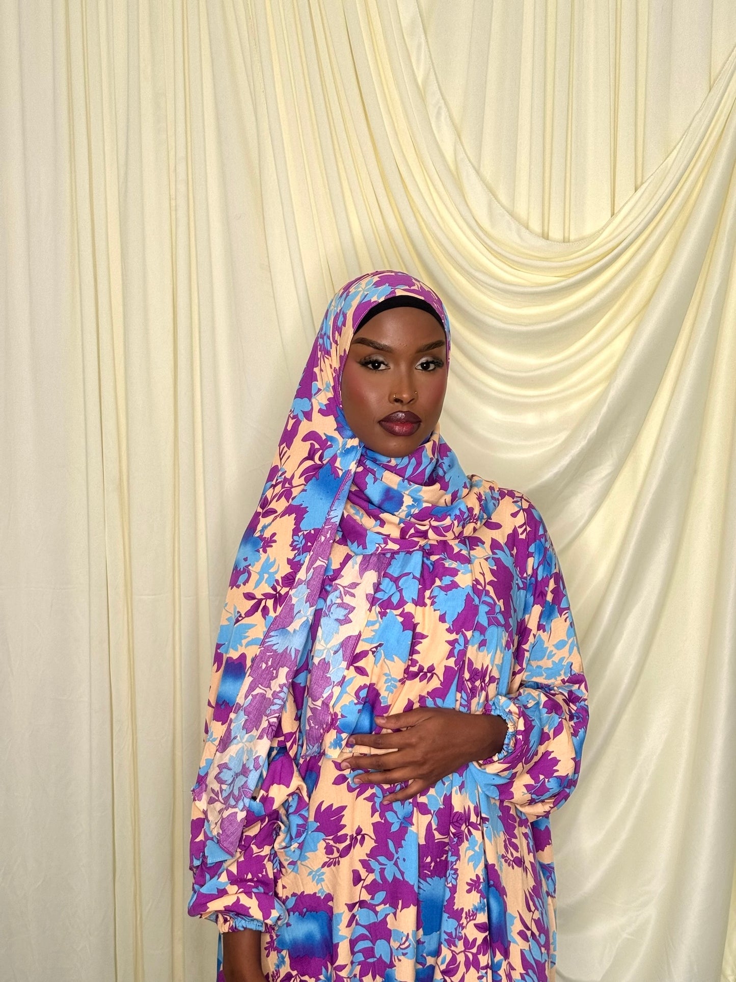 Layla purple Prayer dress