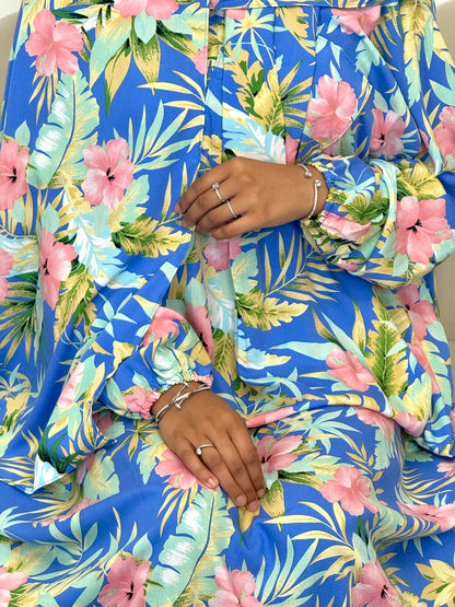 Viral Floral print one piece prayer dress