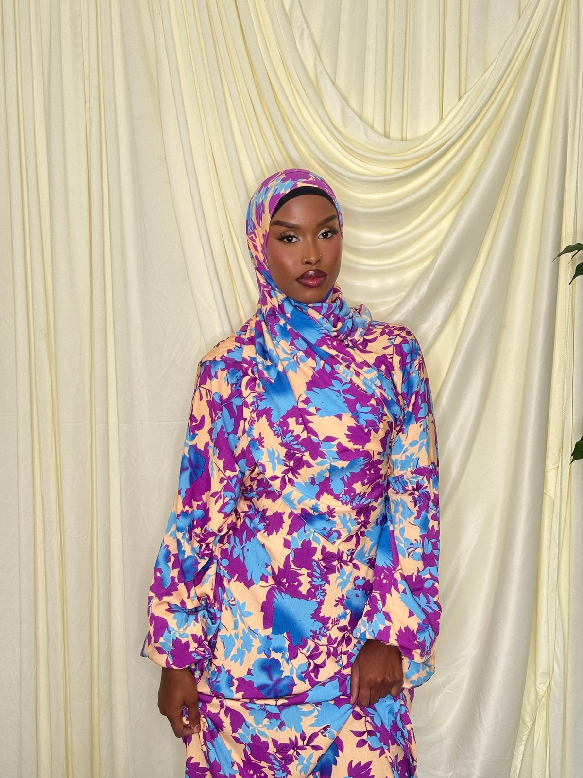 Layla purple Prayer dress