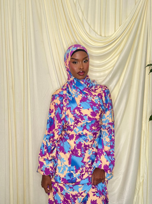 Layla purple Prayer dress