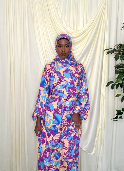 Layla purple Prayer dress