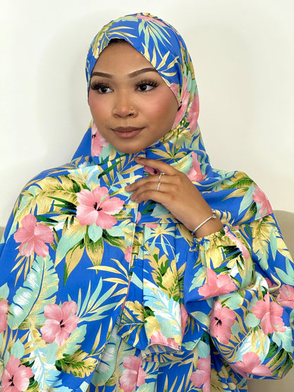 Viral Floral print one piece prayer dress