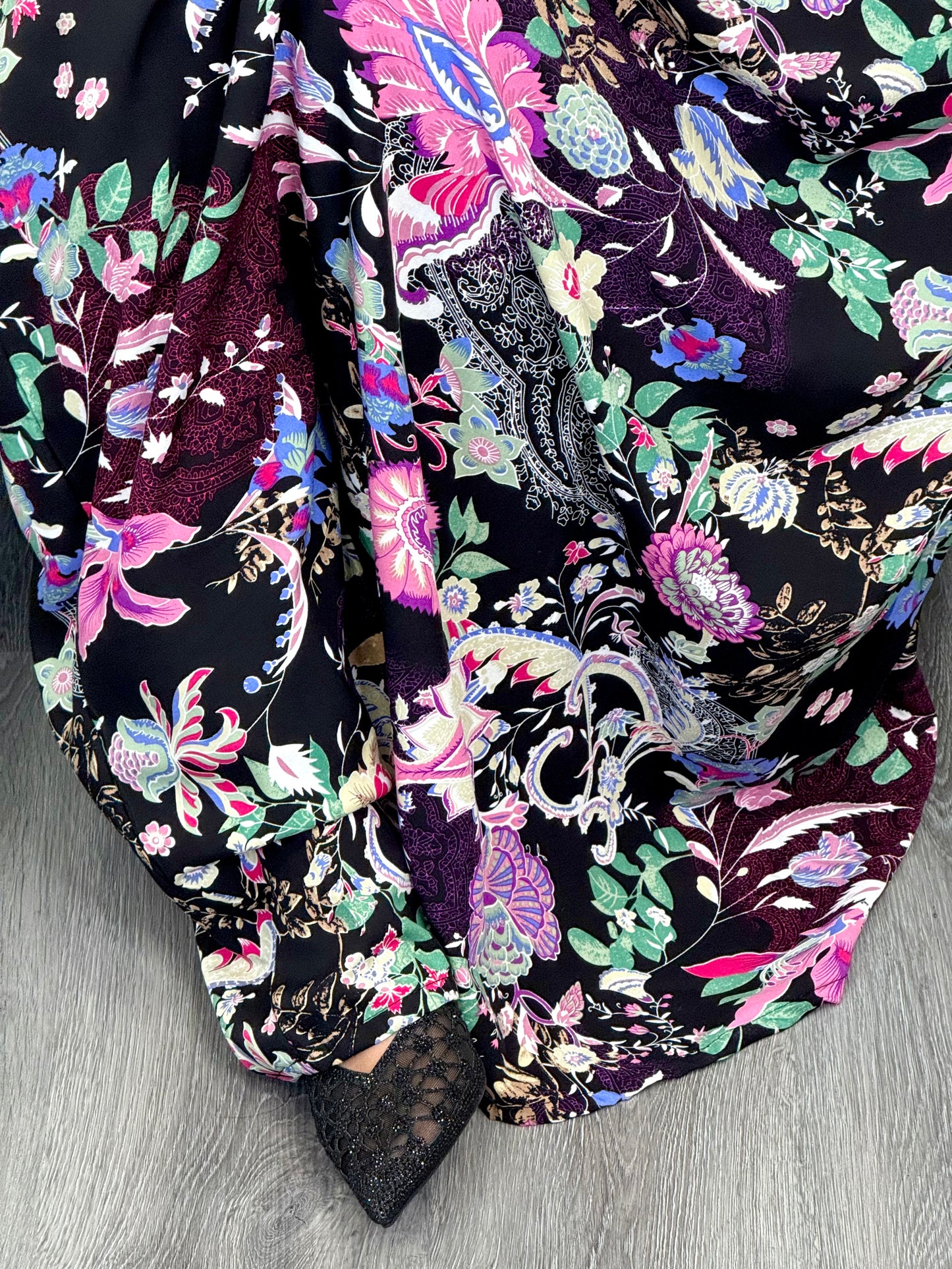 Gatsby print one piece prayer dress