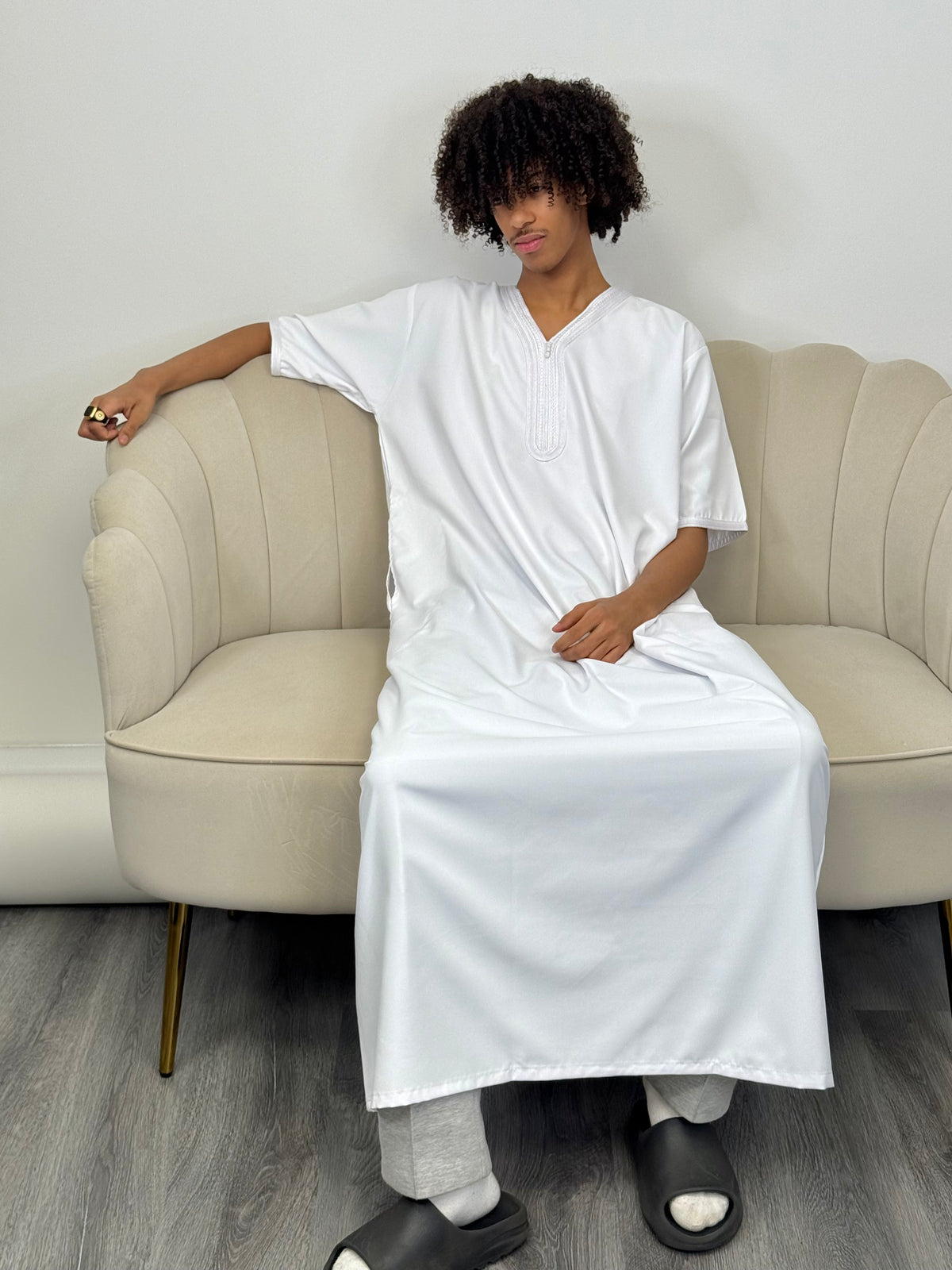 White Deluxe Djellaba