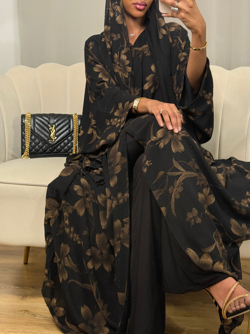 Dahab print 2.0 abaya