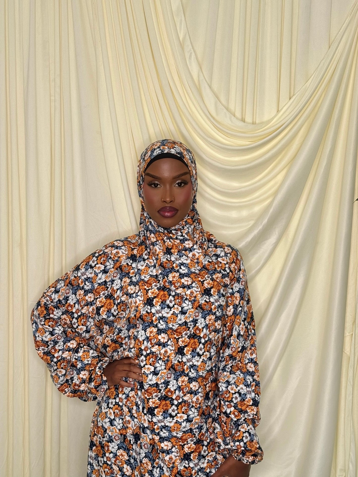Marina floral Prayer dress