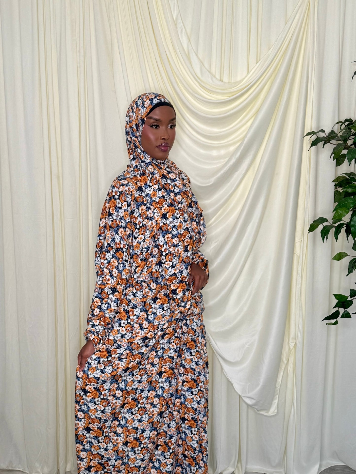 Marina floral Prayer dress