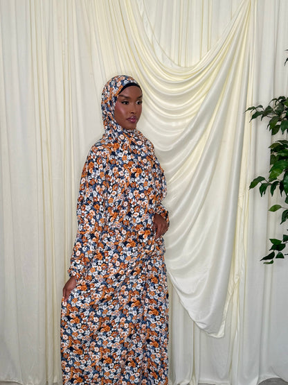 Marina floral Prayer dress