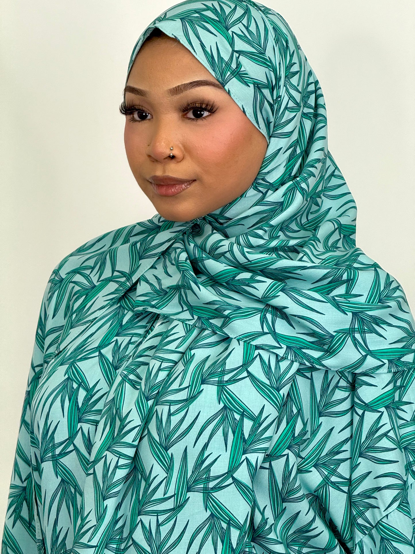 Palm print one piece prayer dress