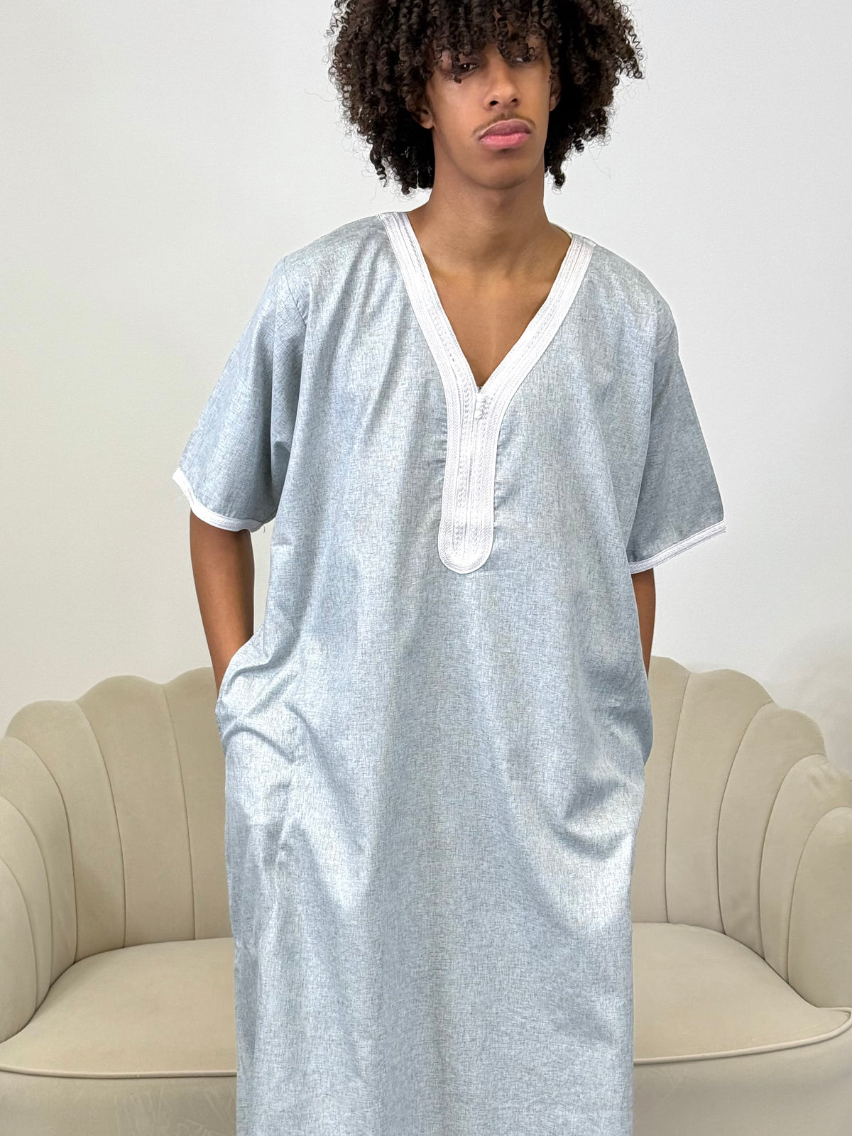 Grey Deluxe Djellaba