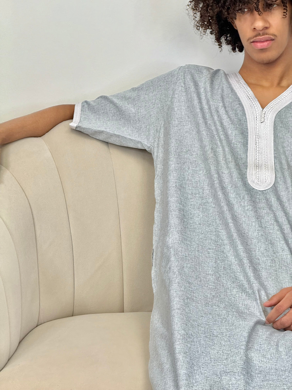Grey Deluxe Djellaba