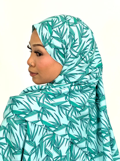 Palm print one piece prayer dress