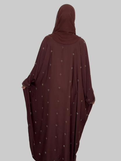 The Brown Swan Abaya
