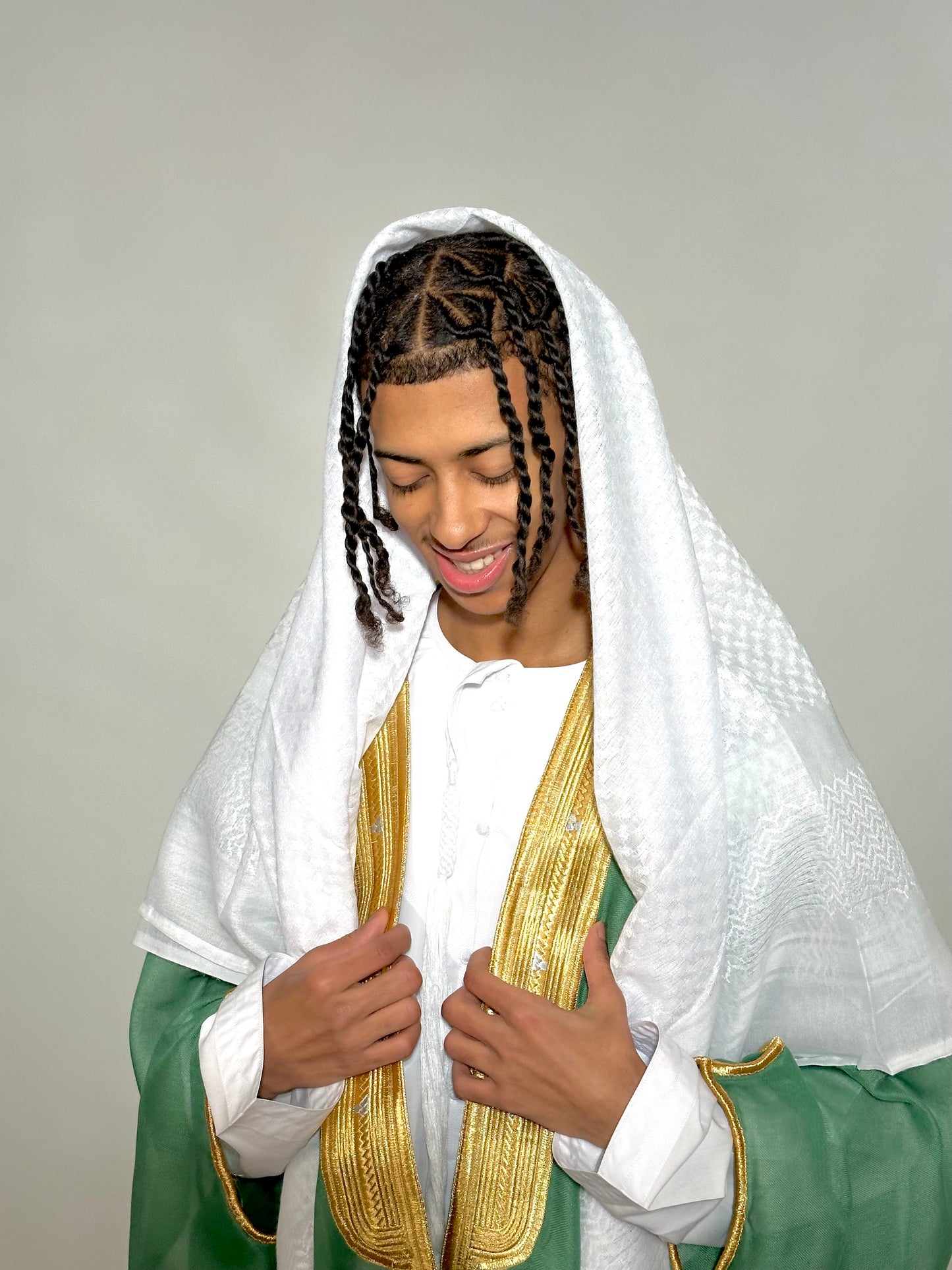 Traditional Green bisht