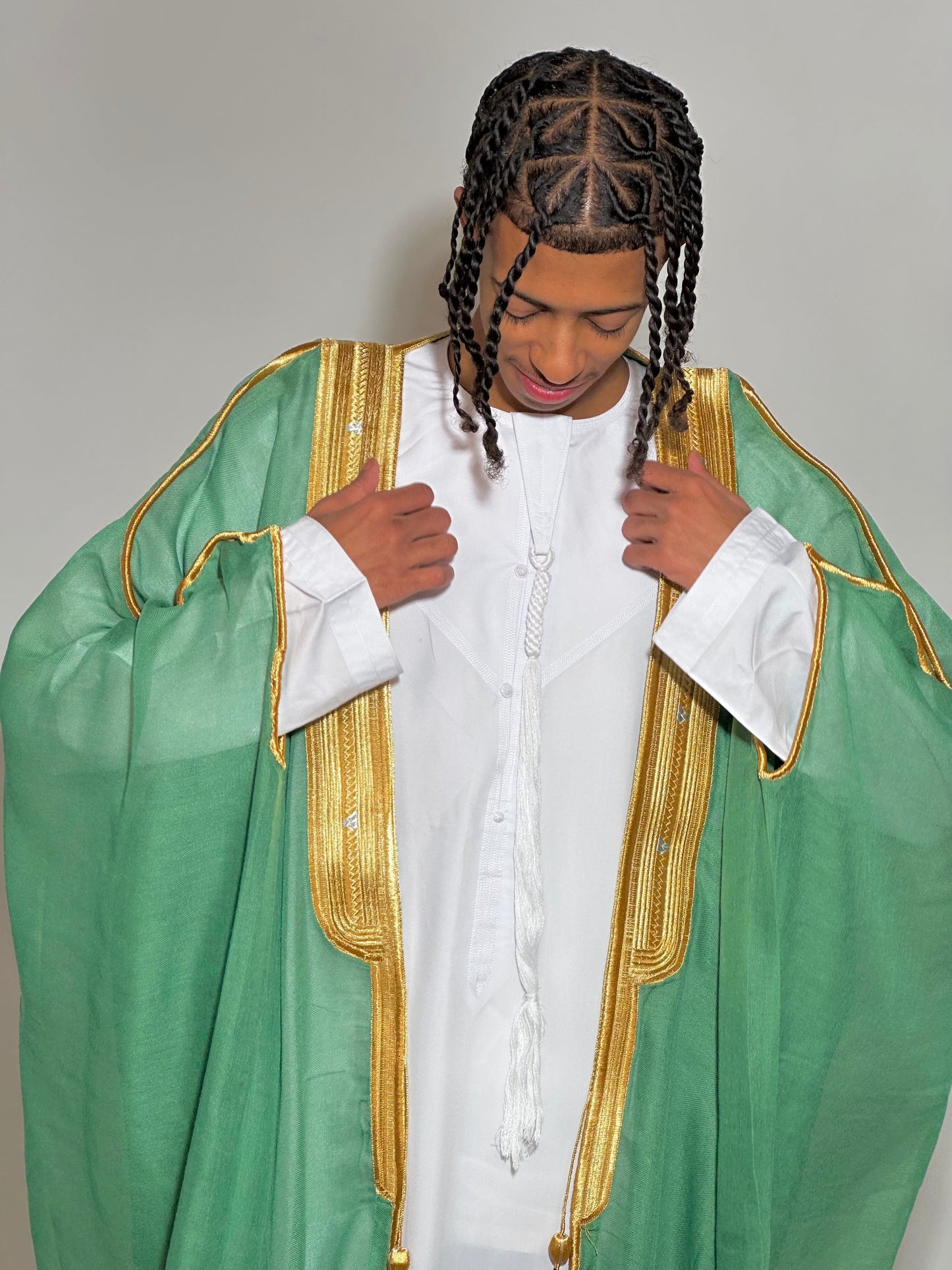 Traditional Green bisht