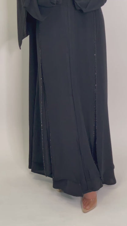 PRE-ORDER (2-4weeks)  Black Elegance Abaya